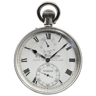 Swiss deck watch with 52h power reserve indicator Circa 1924