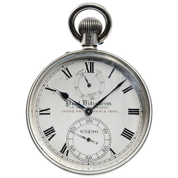 Swiss deck watch with 52h power reserve indicator Circa 1924