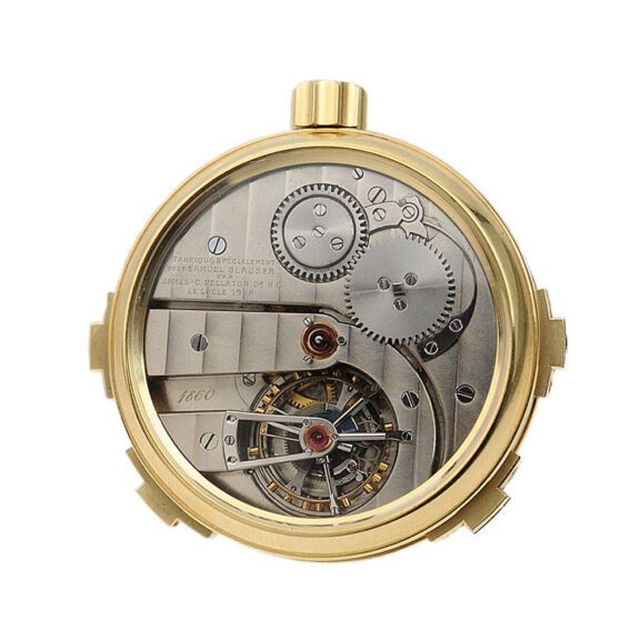 Important Swiss gold one-minute tourbillon watch Circa 1948 Important Swiss gold one-minute tourbillon watch Circa 1948