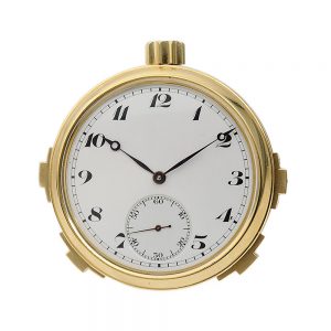 Important Swiss gold one-minute tourbillon watch Circa 1948