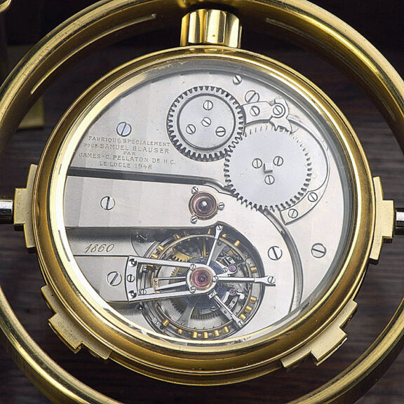 Important Swiss gold one-minute tourbillon watch Circa 1948 Important Swiss gold one-minute tourbillon watch Circa 1948
