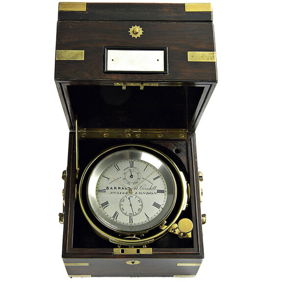 English 56-hour power reserve ship’s chronometer Circa 1860