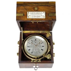 English 56-hour power reserve ship’s chronometer Circa 1893