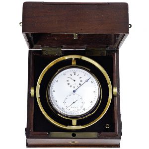 Swiss 30-hour power reserve ship’s chronometer Circa 1797