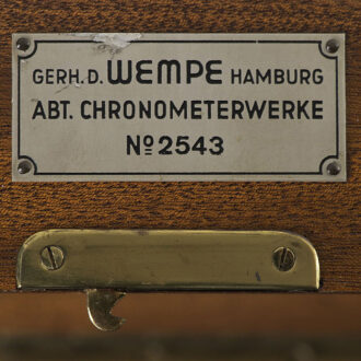 German 32-hour power reserve submarine chronometer Circa 1940
