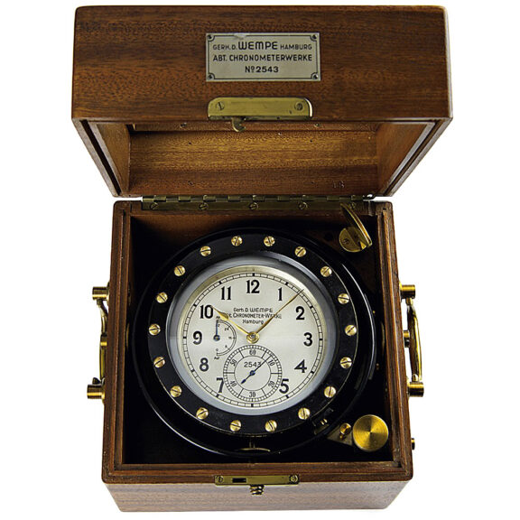 German 32-hour power reserve submarine chronometer Circa 1940