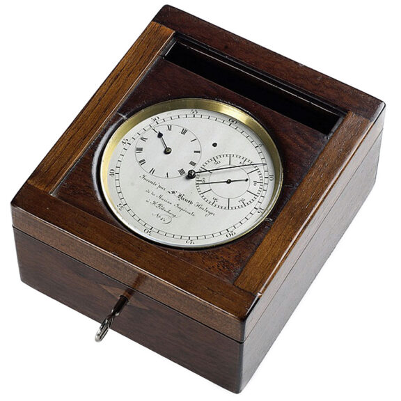 Russian eight days power reserve ship's chronometer Circa 1850 Russian eight days power reserve ship's chronometer Circa 1850