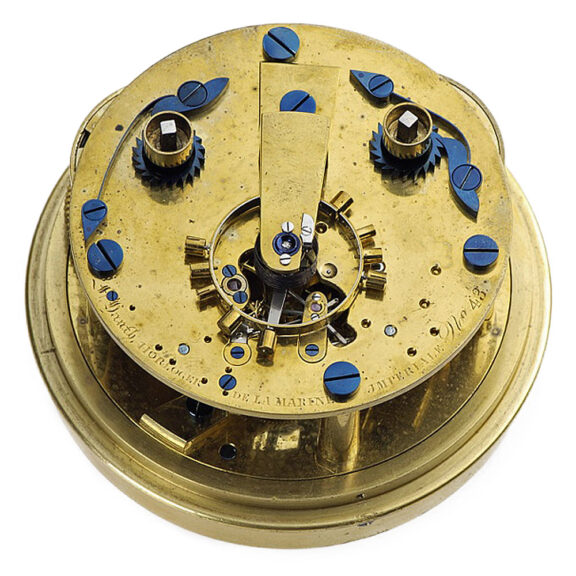 Russian eight days power reserve ship's chronometer Circa 1850 Russian eight days power reserve ship's chronometer Circa 1850