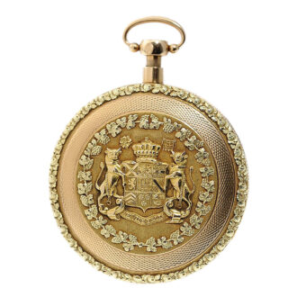 Swiss repeating pocket watch with musical movement Circa 1830