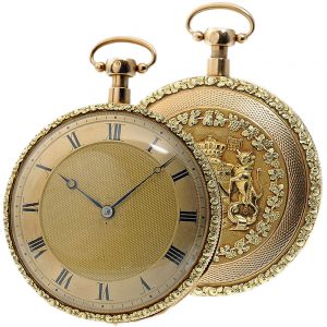 Swiss repeating pocket watch with musical movement Circa 1830