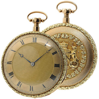 Swiss repeating pocket watch with musical movement Circa 1830