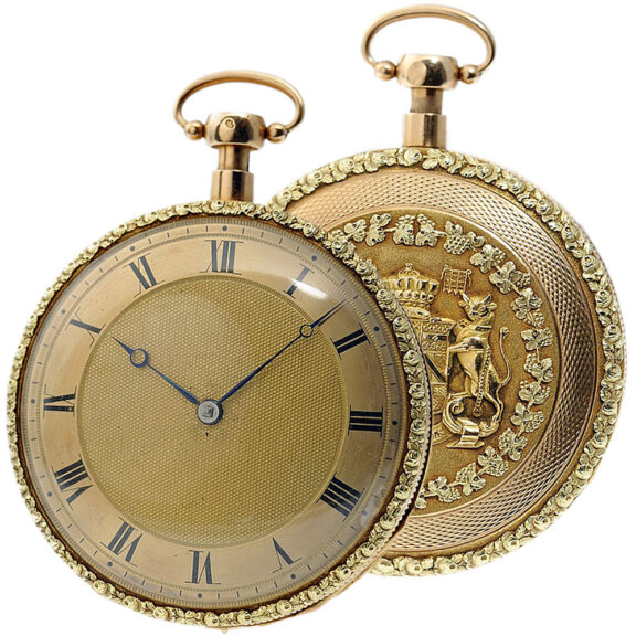 Swiss repeating pocket watch with musical movement Circa 1830