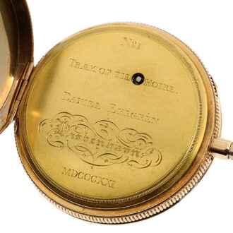 Danish gold quarter repeating pocket watch Circa 1821
