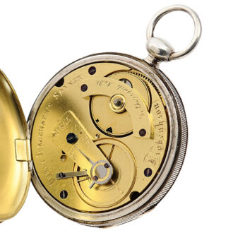 Rare Danish pocket watch with cylinder escapement Circa 1852