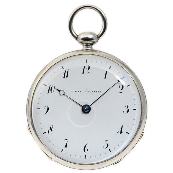 Rare Danish pocket watch with cylinder escapement Circa 1852
