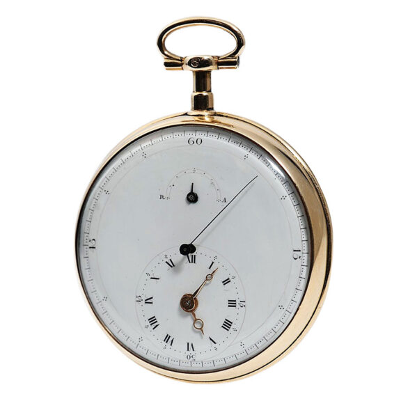 Swiss automatic pocket watch with regulator dial Circa 1810