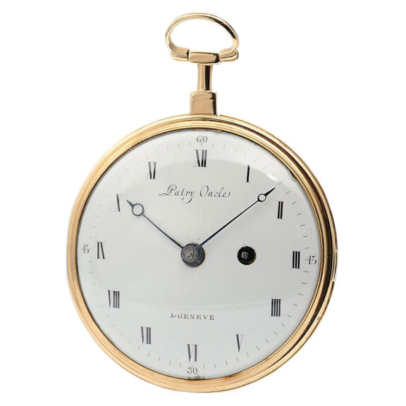 Swiss gold pocket watch with cylinder escapement Circa 1795