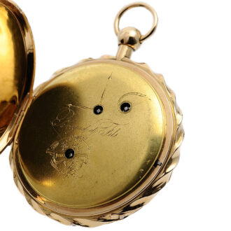 Rare Swiss gold quarter repeating musical watch Circa 1830 Rare Swiss gold quarter repeating musical watch Circa 1830