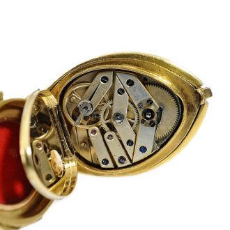 Swiss gold, enamel and diamond-set beetle watch Circa 1870