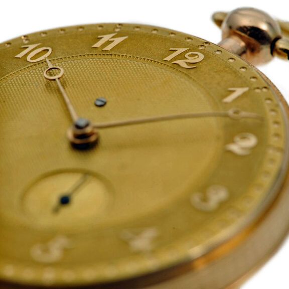 English gold ruby cylinder pocket watch Circa 1805 English gold ruby cylinder pocket watch Circa 1805