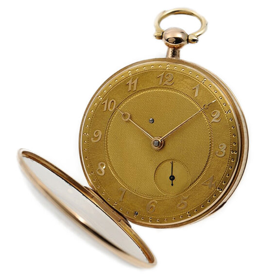 English gold ruby cylinder pocket watch Circa 1805 English gold ruby cylinder pocket watch Circa 1805