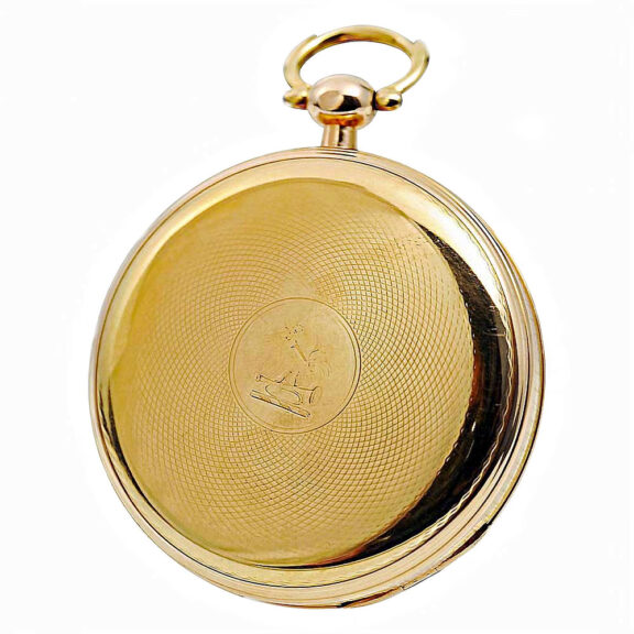 English gold ruby cylinder pocket watch Circa 1805 English gold ruby cylinder pocket watch Circa 1805