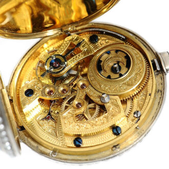 Swiss watch with centre seconds for Chinese Market Circa 1895