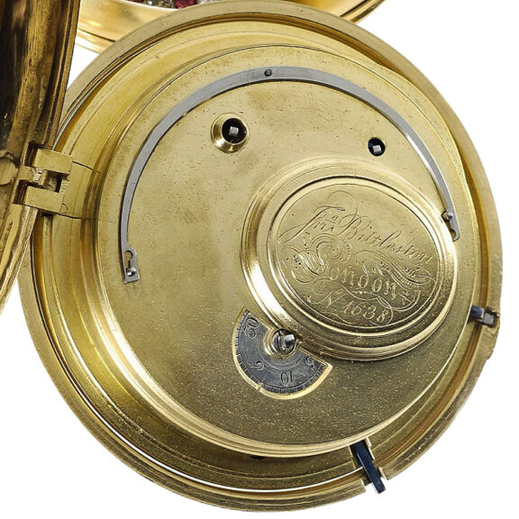 English coach clock with compass and calendar Circa 1780 English coach clock with compass and calendar Circa 1780