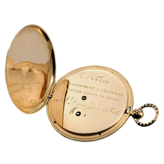 Swiss watch with digital hours and minutes Circa 1820 Swiss watch with digital hours and minutes Circa 1820