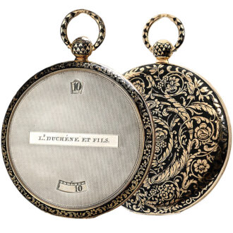 Swiss watch with digital hours and minutes Circa 1820