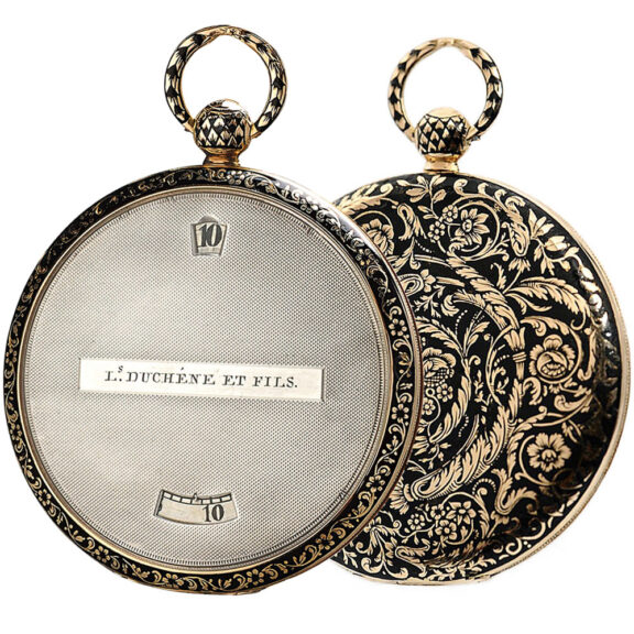 Swiss watch with digital hours and minutes Circa 1820