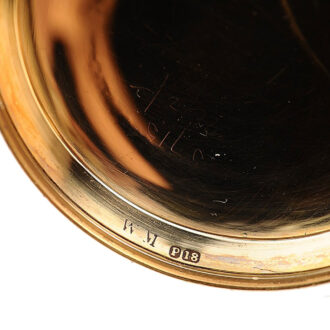 English fine gold enamel centre seconds duplex Circa 1820