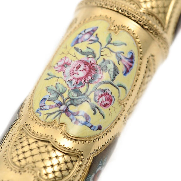 French etui with an integrated watch and compass, circa 1750 French etui with an integrated watch and compass, circa 1750