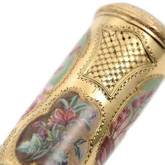 French etui with an integrated watch and compass, circa 1750 French etui with an integrated watch and compass, circa 1750