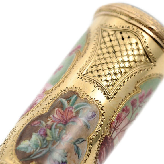 French etui with an integrated watch and compass, circa 1750 French etui with an integrated watch and compass, circa 1750