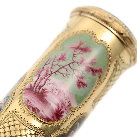 French etui with an integrated watch and compass, circa 1750 French etui with an integrated watch and compass, circa 1750