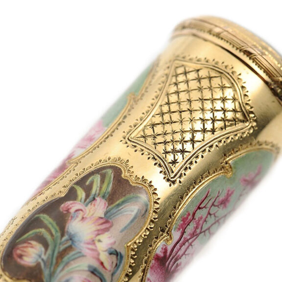 French etui with an integrated watch and compass, circa 1750 French etui with an integrated watch and compass, circa 1750