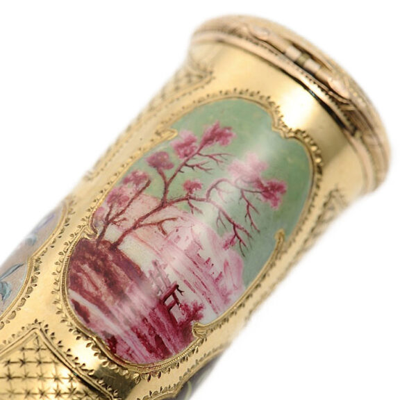 French etui with an integrated watch and compass, circa 1750 French etui with an integrated watch and compass, circa 1750