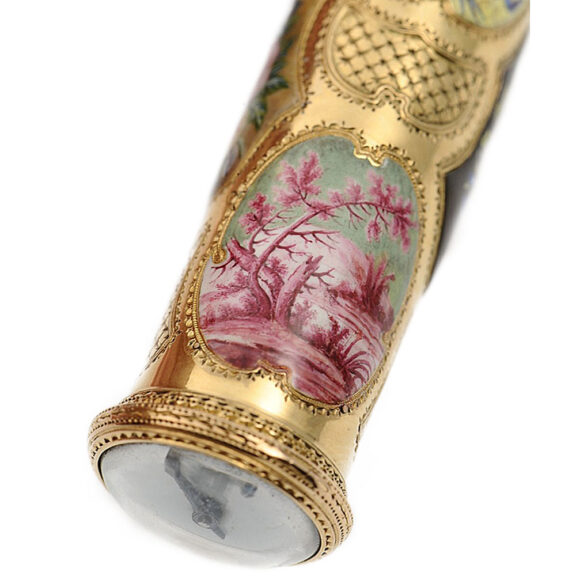French etui with an integrated watch and compass, circa 1750 French etui with an integrated watch and compass, circa 1750