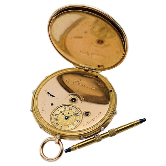 French gold Montre Médaillon à Tact watch Circa 1809
