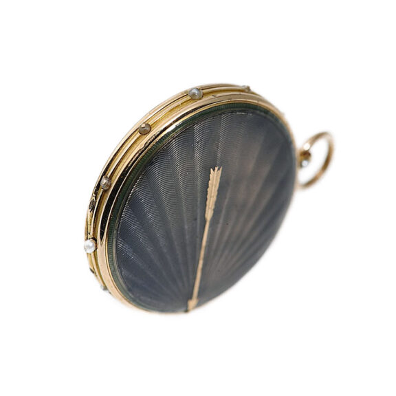 French gold Montre Médaillon à Tact watch Circa 1809 French gold Montre Médaillon à Tact watch Circa 1809