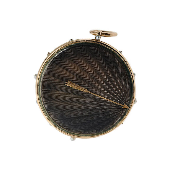 French gold Montre Médaillon à Tact watch Circa 1809 French gold Montre Médaillon à Tact watch Circa 1809