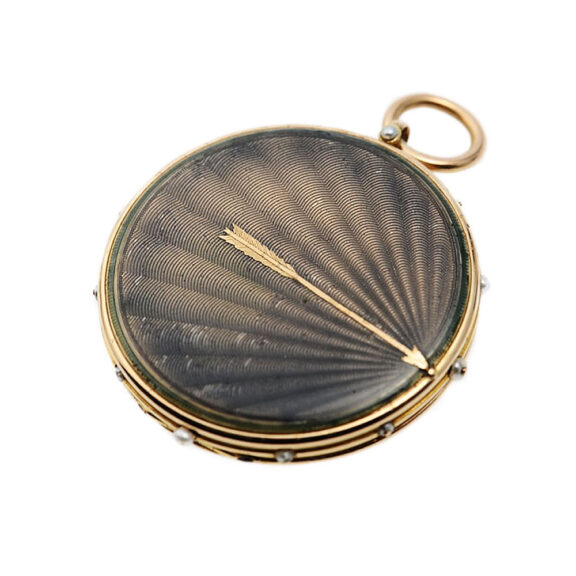 French gold Montre Médaillon à Tact watch Circa 1809 French gold Montre Médaillon à Tact watch Circa 1809