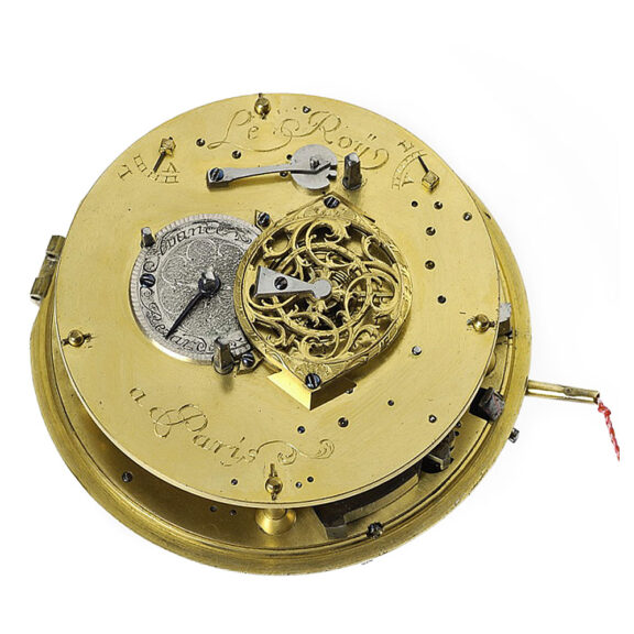 Large French silver quarter repeating coach clock Circa 1775 Large French silver quarter repeating coach clock Circa 1775