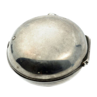 French silver pair-cased verge watch with alarm Circa 1710