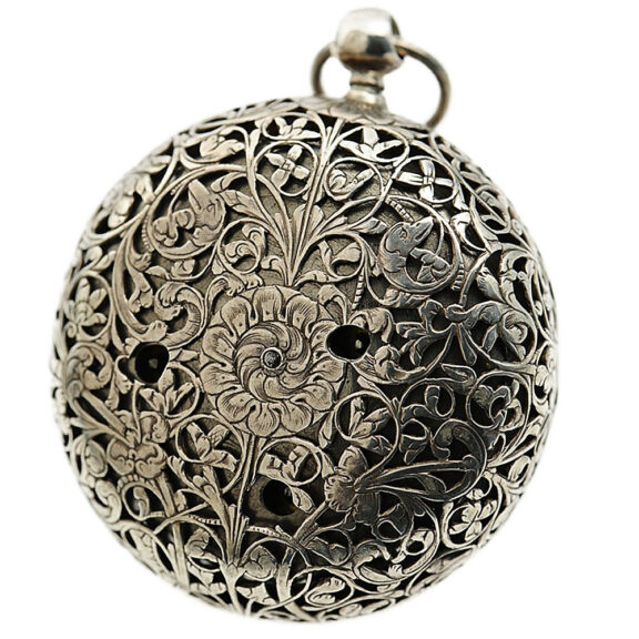 Swiss silver coach clock with self strike and alarm Circa 1675 Swiss silver coach clock with self strike and alarm Circa 1675