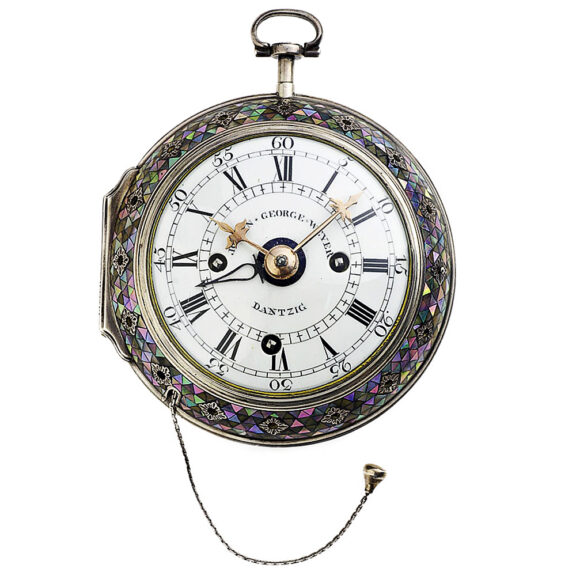 German coach clock with hour self strike and alarm Circa 1770 German coach clock with hour self strike and alarm Circa 1770