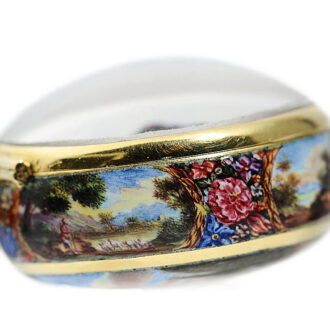 German single-hand gold and enamel pendant watch Circa 1680
