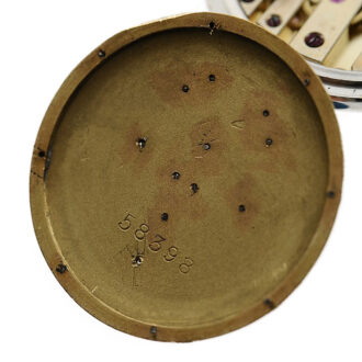 French ultra flat lady's fob watch with diamond brooch Circa 1910
