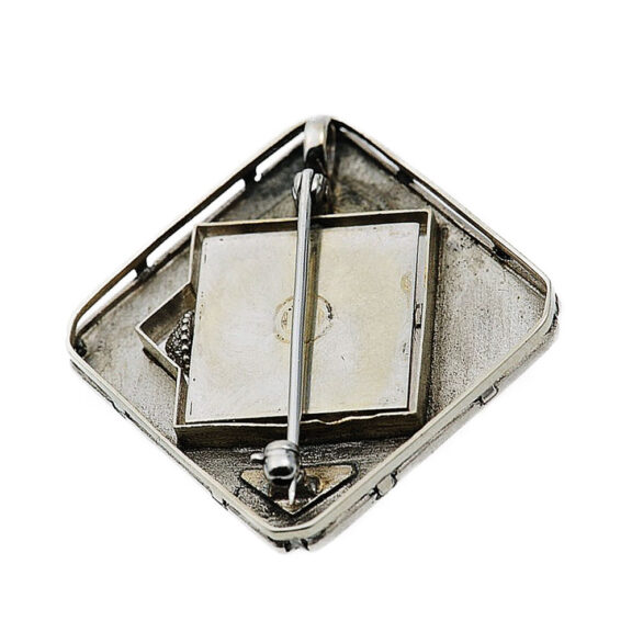 French Art Deco pendant with an integrated watch Circa 1915 French Art Deco pendant with an integrated watch Circa 1915